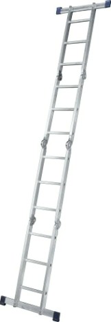 Лестница-трансформер АЛЮМЕТ TL-4033 SP 4х3 стальная платформа [TL 4033 SP]