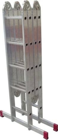 Лестница-трансформер KRAUSE CORDA 2х4+2х5 шарнирная, универсальная [085078]