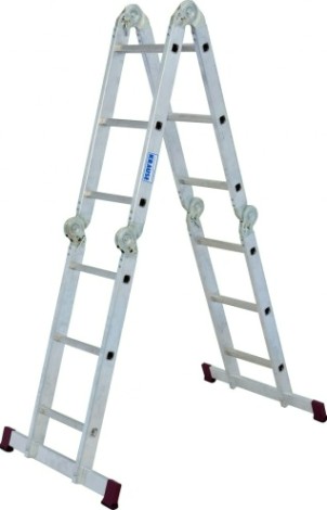 Лестница-трансформер KRAUSE CORDA 4х3 шарнирная, универсальная [085009]