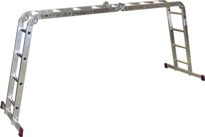 Лестница-трансформер KRAUSE CORDA 4х4 шарнирная, универсальная [085047]