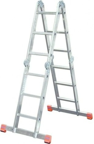 Лестница-трансформер KRAUSE MONTO MULTIMATIC 4х3 шарнирная, универсальная [120632]