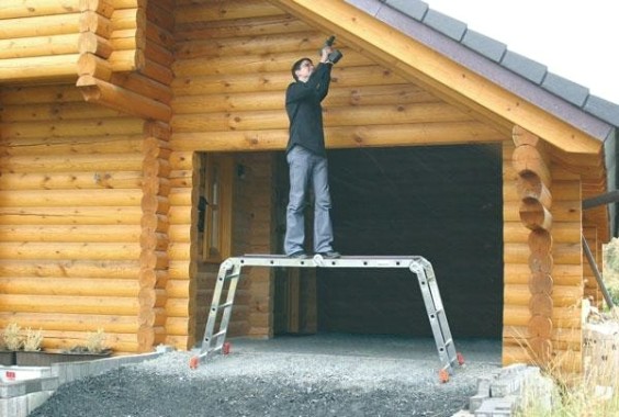 Лестница-трансформер KRAUSE MONTO MULTIMATIC 4х3 шарнирная, универсальная [120632]