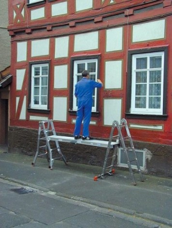 Лестница-трансформер KRAUSE MONTO TELEVARIO 4х5 шарнирная, телескопическая, 4 удлинителя [129987]