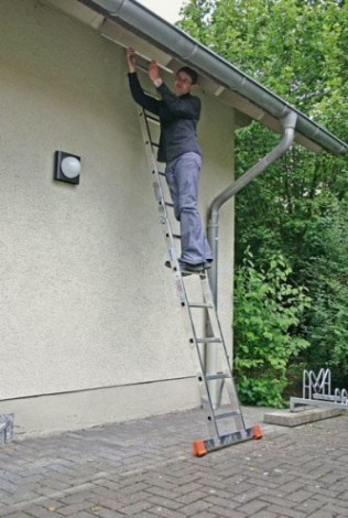 Лестница-трансформер KRAUSE MONTO TRIMATIC 2х6 шарнирная, двухсекционная [129901]