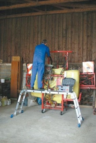 Лестница-трансформер KRAUSE STABILO 4х3 шарнирная, универсальная [123510]