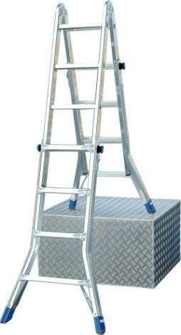 Лестница-трансформер KRAUSE STABILO 4х4 шарнирная, телескопическая [133953]