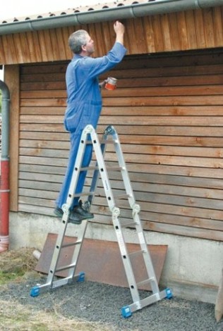 Лестница-трансформер KRAUSE STABILO 4х4 шарнирная, универсальная [123527]