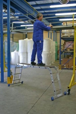 Лестница-трансформер KRAUSE STABILO 4х4 шарнирная, универсальная [123527]