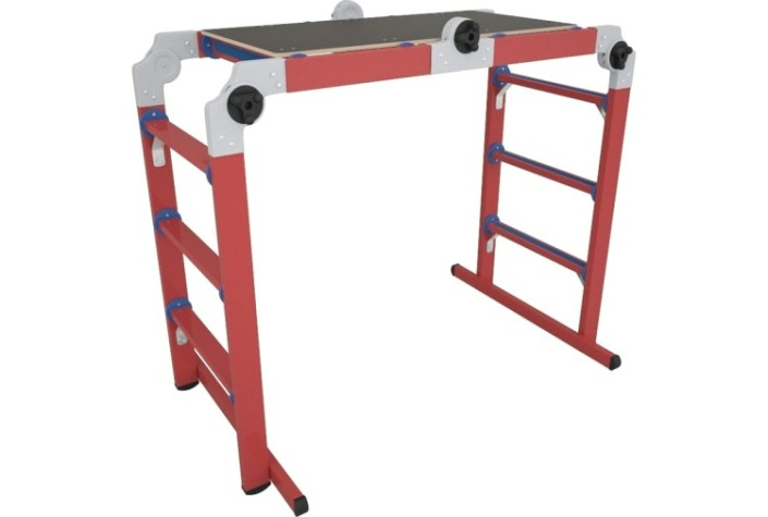 Лестница-трансформер стеклопластиковая Антиток ЛСПТД-1,0 П (подмость) [247370]