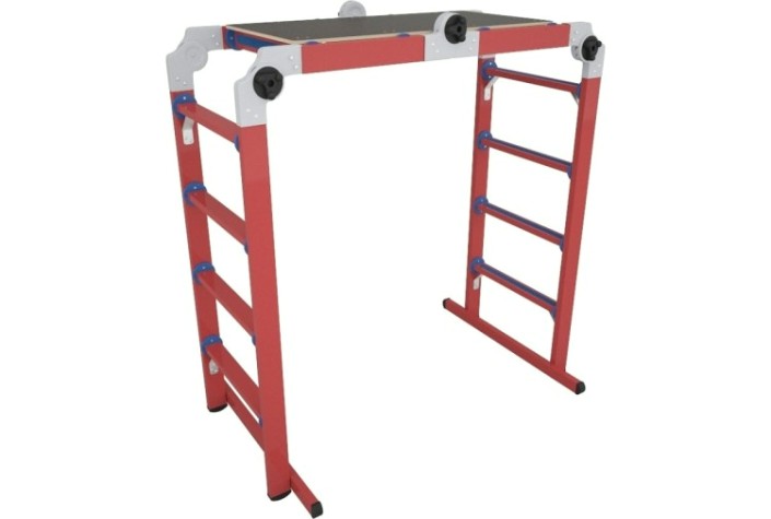 Лестница-трансформер стеклопластиковая Антиток ЛСПТД-1,5 П (подмость) [267886]