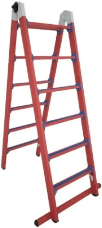 Лестница-трансформер стеклопластиковая Антиток ЛСПТД-2,0 МГ (мягкий грунт) [471586]