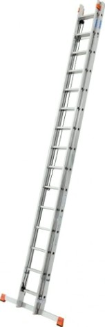 Лестница выдвижная двухсекционная KRAUSE MONTO ROBILO 2х15 с тросом [129840]