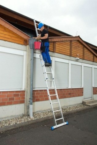 Лестница выдвижная двухсекционная KRAUSE STABILO 2х 9 [133274]