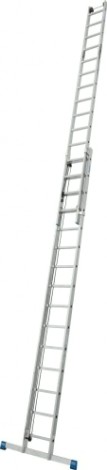 Лестница выдвижная двухсекционная KRAUSE STABILO 2х15 с тросом [133847]
