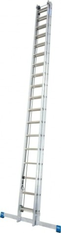 Лестница выдвижная двухсекционная KRAUSE STABILO 2х18 с тросом [133878]