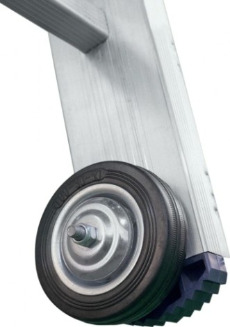 Лестница выдвижная трехсекционная АЛЮМЕТ 3325 3х25 с тросом [3325]