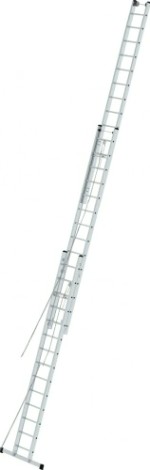 Лестница выдвижная трехсекционная KRAUSE STABILO 3х14 с тросом [800756]