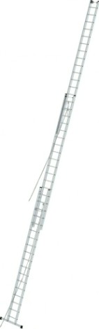 Лестница выдвижная трехсекционная KRAUSE STABILO 3х18 с тросом [800770]