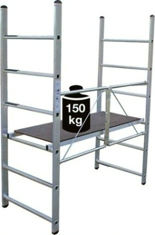 Лестничные подмости KRAUSE CORDA 2,9 м складывающиеся [916198]