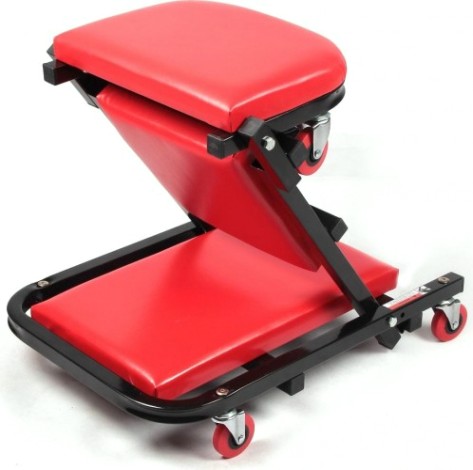 Лежак ремонтный AE&T TA-DA024 складной (кожзам.,6 колес, нагрузка 120 кг)