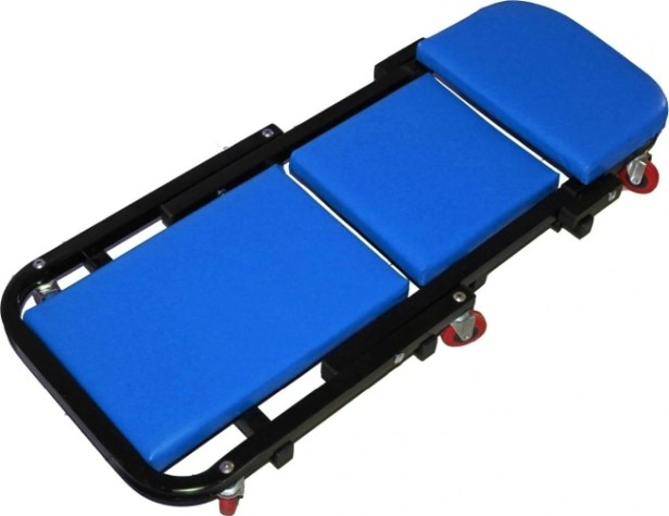 Лежак ремонтный AE&T ТР-40-1А складной (кожзам.,6 колес, нагрузка 120 кг) [TP-40-1A]