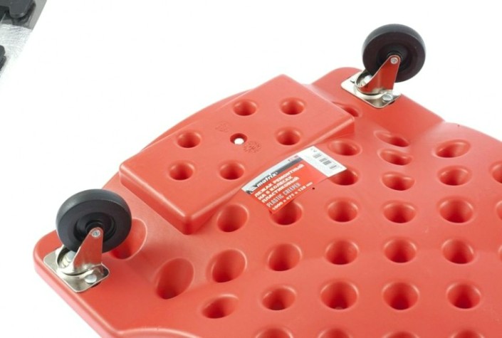 Лежак ремонтный MATRIX 1000х475х128 мм на 6-ти колесах, пластиковый [567485]