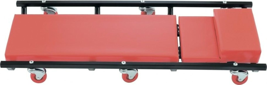 Лежак ремонтный MATRIX 1030х440х120 мм на 6-ти колесах, подним. подголовник [567455]