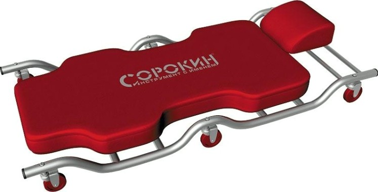 Лежак ремонтный СОРОКИН 24.131 Great 6 колес
