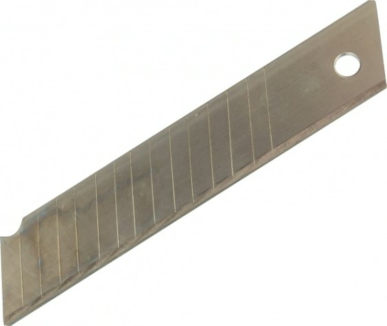 Лезвие для ножа Biber 50218 18мм (10шт) [Тов-049327]