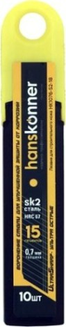 Лезвие для ножа HANSKONNER HK1076-S2-18 18мм,10шт