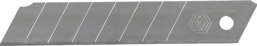 Лезвие для ножа Кобальт 242-045 сменные 18 мм, сегментированные, 8 сегментов, стал