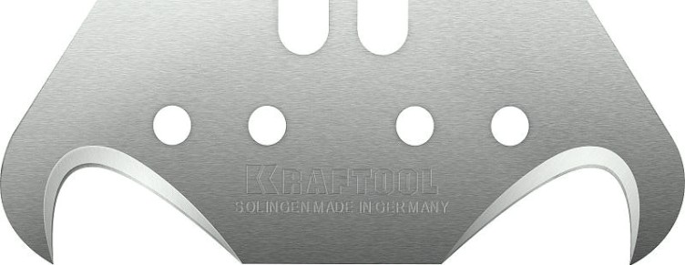 Лезвие для ножа KRAFTOOL SOLINGEN крюковидные тип s24, 5 шт, [09643-S5_z02]