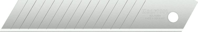 Лезвие для ножа KRAFTOOL SOLINGEN сегментированные ширина 18 мм, 15 сегментов, пласт [09606-18-S5_z02]