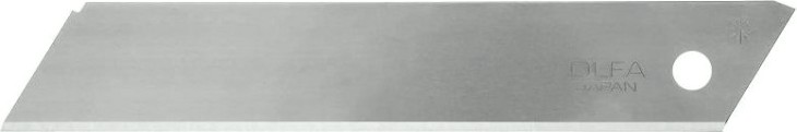 Лезвие для ножа Olfa несегментированное 18мм, 10шт. [OL-LB-SOL-10]