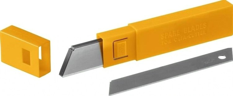 Лезвие для ножа Olfa несегментированное 18мм, 10шт. [OL-LB-SOL-10]