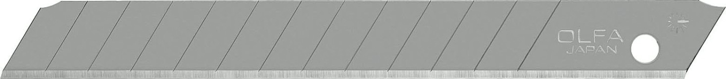 Лезвие для ножа Olfa OL-AB-10B сегментированное, 9х80х0,38мм, 10 шт Лезвие для ножа Olfa OL-AB-10B сегментированное, 9х80х0,38мм, 10 шт