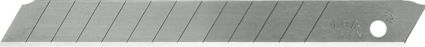 Лезвие для ножа Olfa OL-AB-50 сегментированное, 9 мм, 50 шт. Лезвие для ножа Olfa OL-AB-50 сегментированное, 9 мм, 50 шт.