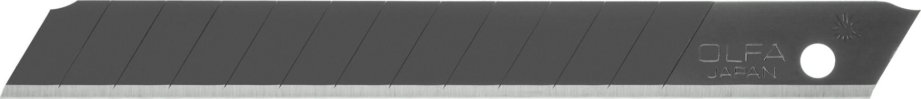 Лезвие для ножа Olfa OL-ASBB-10 excel black сегментированное, 9 мм, 10шт. Лезвие для ножа Olfa OL-ASBB-10 excel black сегментированное, 9 мм, 10шт.