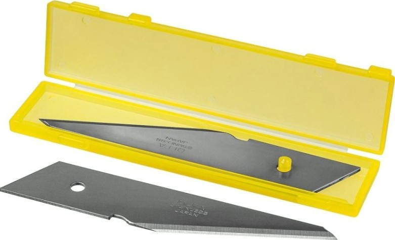 Лезвие для ножа Olfa OL-CKB-2 из нержавеющей стали 105х20х1,2 мм, 2 шт