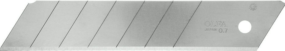Лезвие для ножа Olfa OL-HB-5B сегментированное, 25х126х0,7 мм, 5 шт Лезвие для ножа Olfa OL-HB-5B сегментированное, 25х126х0,7 мм, 5 шт