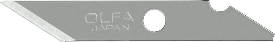 Лезвие для ножа Olfa OL-KB перовое для ak-1, 11х6х0,45 мм, 25 шт