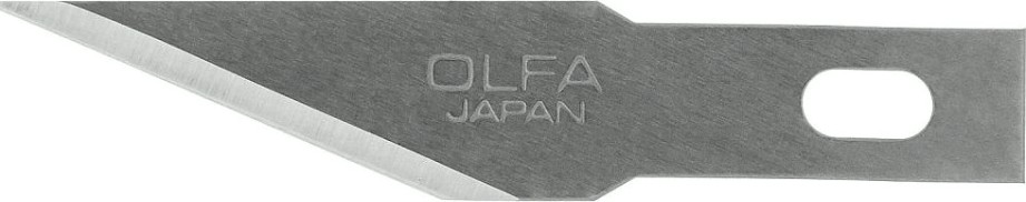 Лезвие для ножа Olfa OL-KB4-S/5 перовое, 6(8)х40,5х0,5 мм, 5 шт