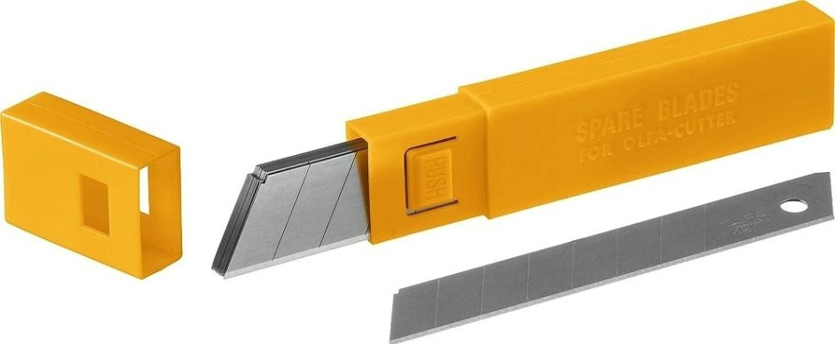 Лезвие для ножа Olfa OL-LB-10B сегментированное, 18х100х0,5 мм, 10 шт