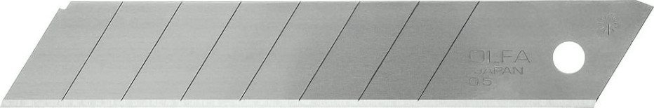 Лезвие для ножа Olfa OL-LB-10B сегментированное, 18х100х0,5 мм, 10 шт Лезвие для ножа Olfa OL-LB-10B сегментированное, 18х100х0,5 мм, 10 шт