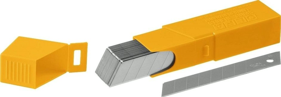 Лезвие для ножа Olfa OL-LB-50B сегментированное, 8 сегментов, 18х100х0,5 мм, 50шт