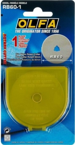 Лезвие для ножа Olfa OL-RB60-1 специальное, круговое, 60 мм, 1 шт