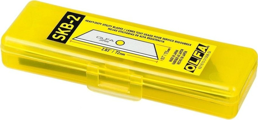 Лезвие для ножа Olfa OL-SKB-2/5B трапециевидное для sk-4, 17,5х72х0,6 мм, 5 шт