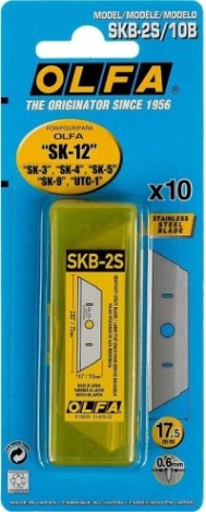 Лезвие для ножа Olfa OL-SKB-2S/10B трапециевидное для sk-12