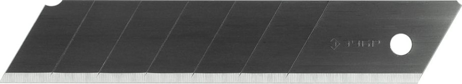 Лезвие для ножа ЗУБР ЭКСПЕРТ 25 мм "профессионал", "вороненые" 5 шт. [09715-25-5]