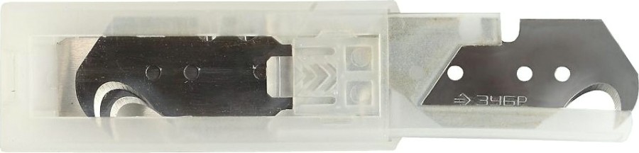 Лезвие для ножа ЗУБР ЭКСПЕРТ "профессионал" крюковидные 3 шт. [09714-24-3]